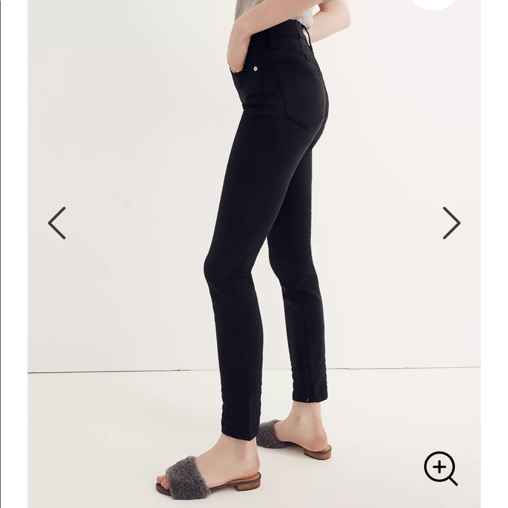 NWOT Madewell Taller 9” high rise skinny jeans 🖤